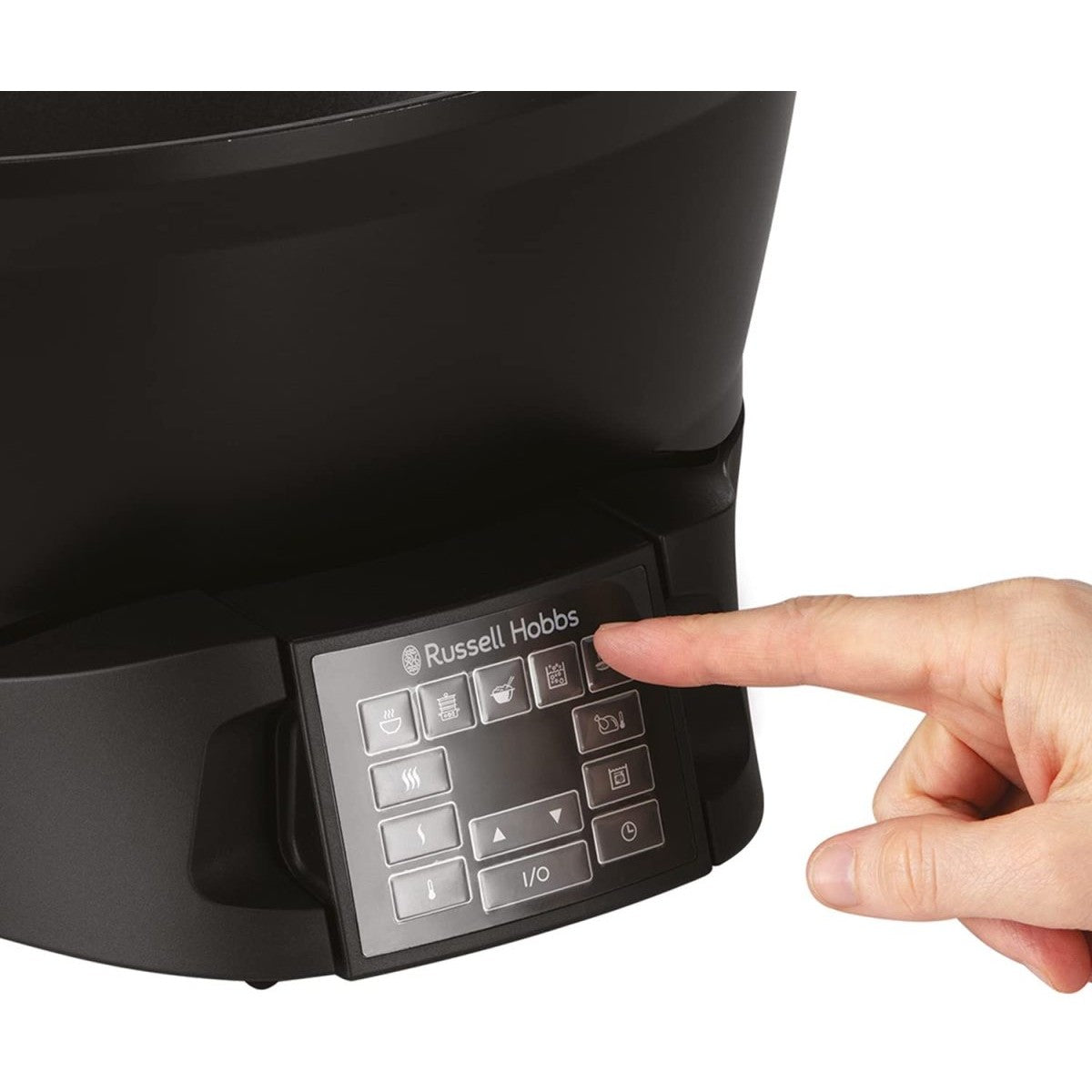 Russell Hobbs Good-to-Go Multicooker - 8 Versatile Functions including Slow Cooker, Sous Vide, Rice and Food Steamer, Black, 750 Watt - Medaid International