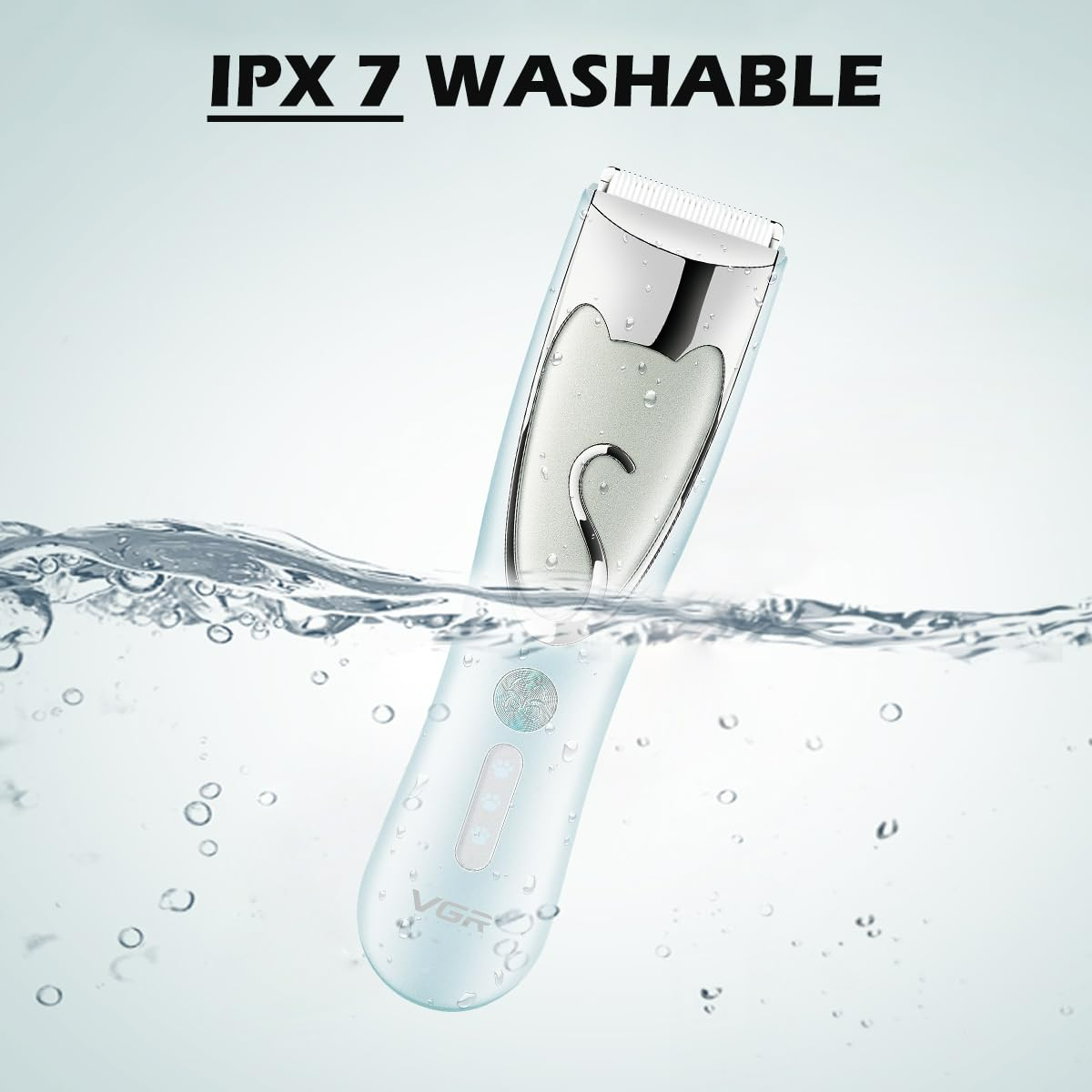 VGR V203 Cordless Dog Clippers Waterproof - Medaid International