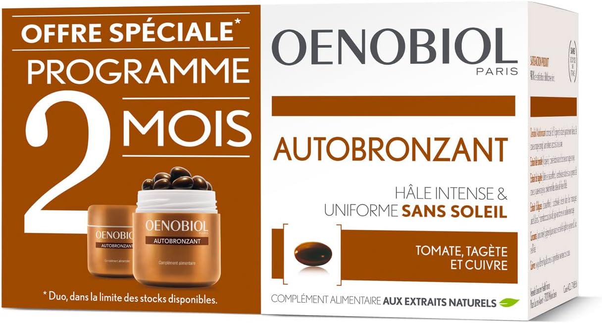 Oenobiol - Perfect Bronze Fair Skin Self-Tanning 60 Capsules - Medaid International