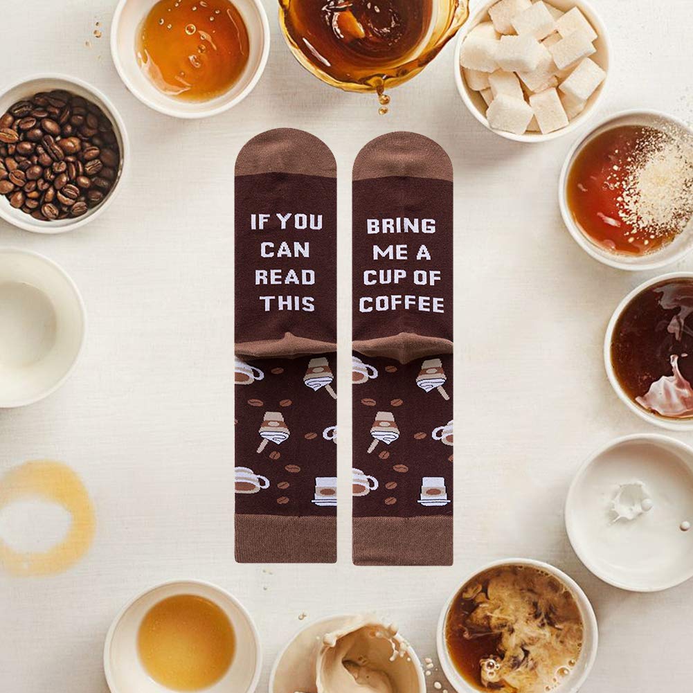 Funny Novelty Crew Socks Fun Dress Socks Gift for Men and Women - Medaid International