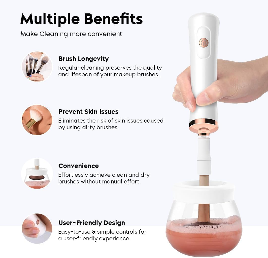 Makeup Brush Cleanser: Cleans All Brush Types & Sizes - Medaid International