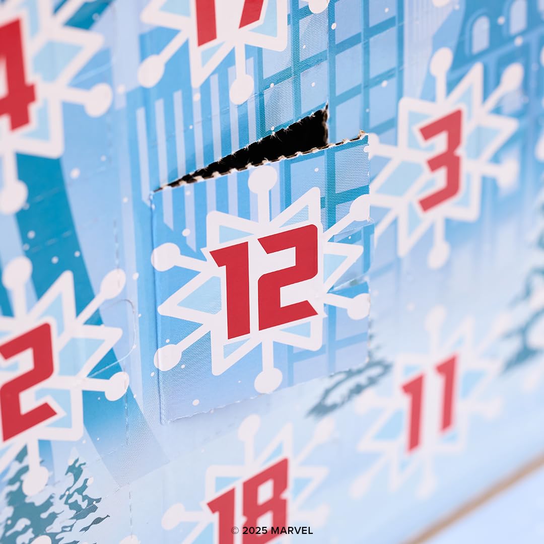 Funko Pop! Bitty Countdown Calendar: Marvel Comics - 24 Days of Surprises - Collectible Vinyl Mini Figures - Mystery Box - Gift Idea - Holiday Present for Kids - Christmas or Birthday Countdown - Medaid International