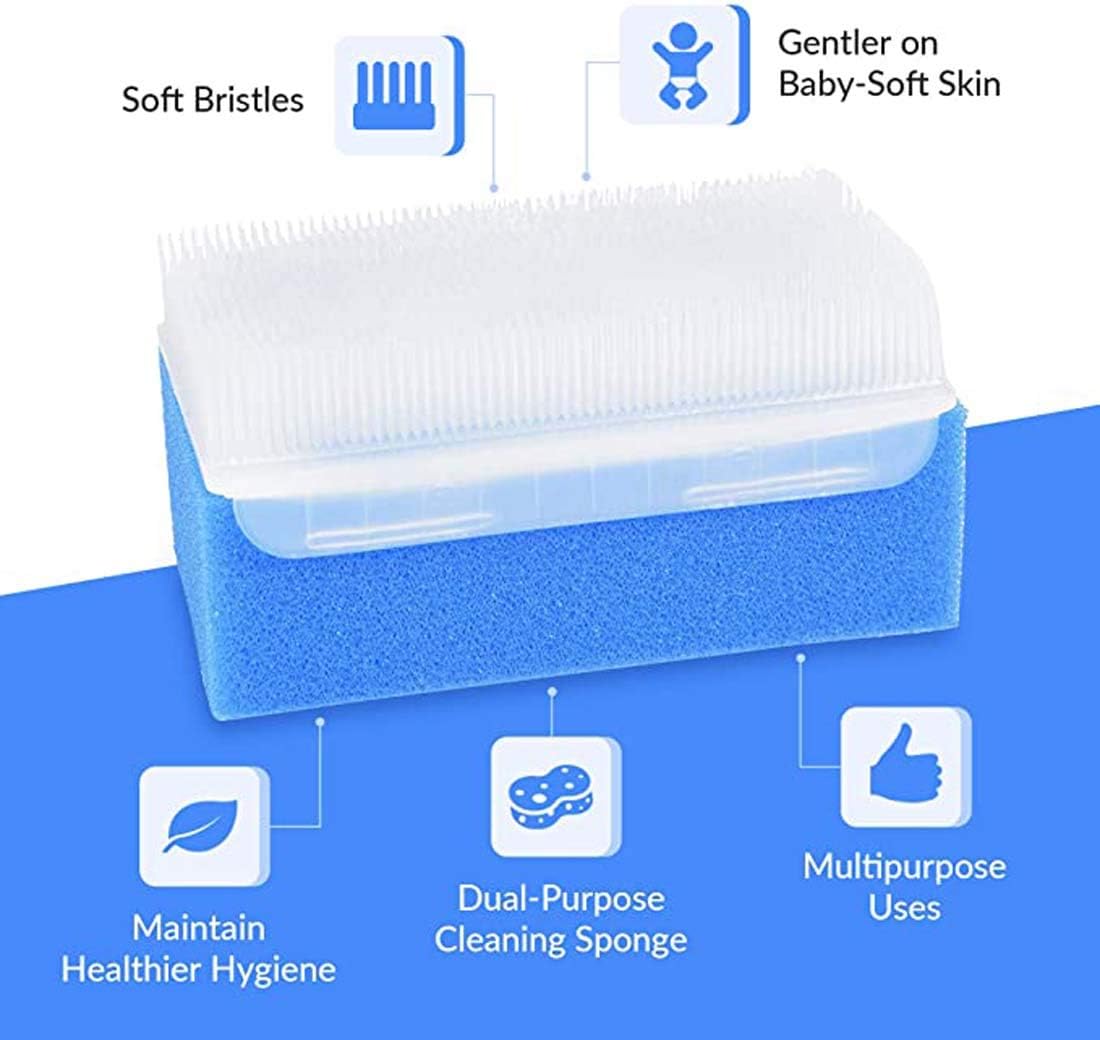 Starthi Sensory Brush- Sensory Processing Disorder and Autism Therapressure Therapy Brush Sponge Brush Surgical Hands Scrub Bristle Brushes (6 Pack)（Random Color） - Medaid International