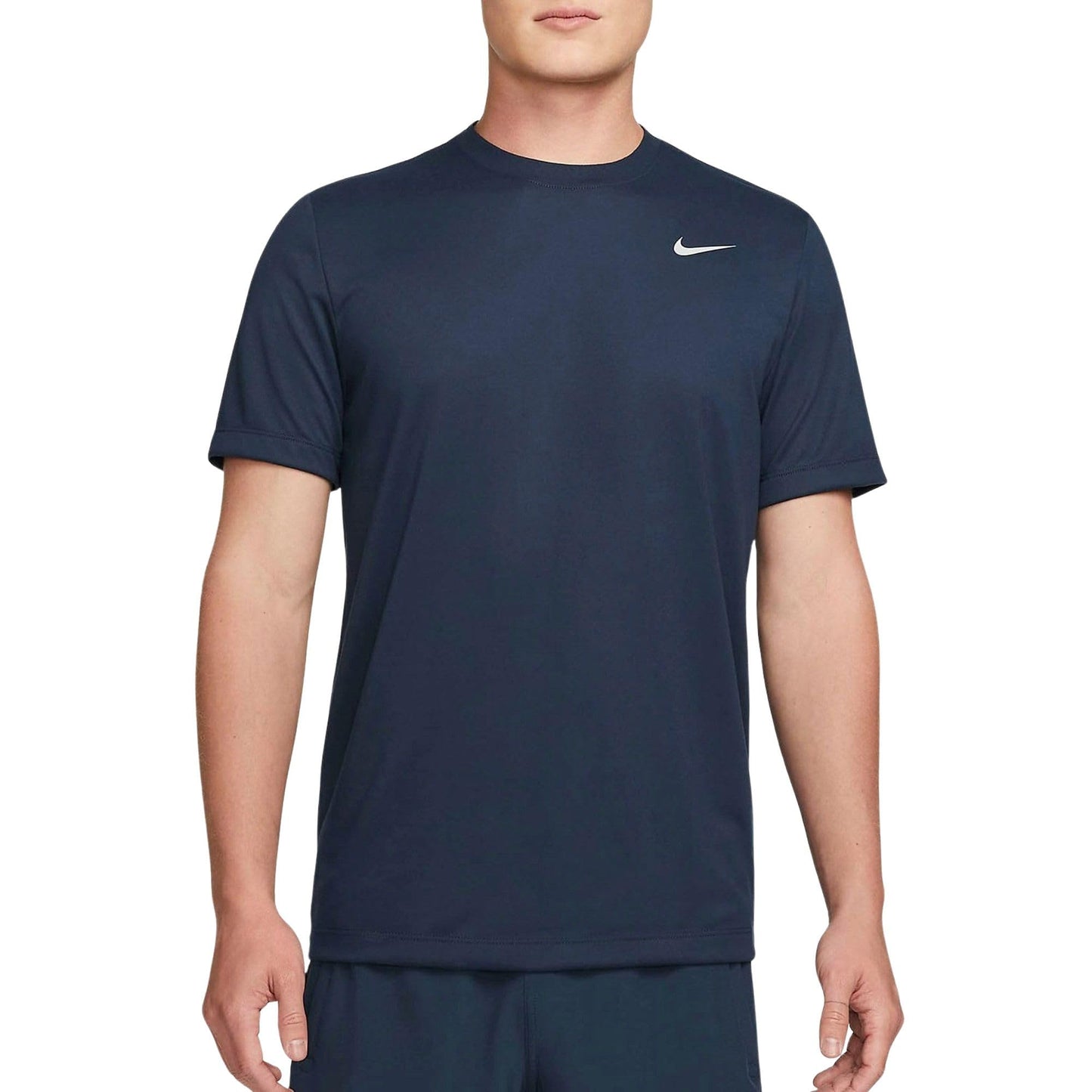Nike Men's Dri-Fit Legend Fitness T-Shirt, Blue Force/Matte Silver, Large - Medaid International