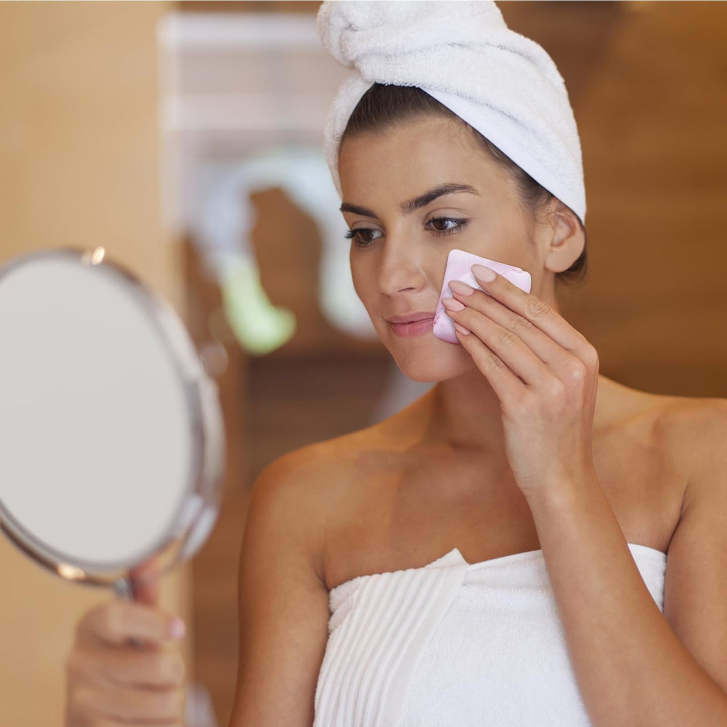 8Pcs Powder Puff Triangle Makeup Puff Face Foundation Tool for Women Soft Puff Makeup Blender Sponge- Pink - Medaid International