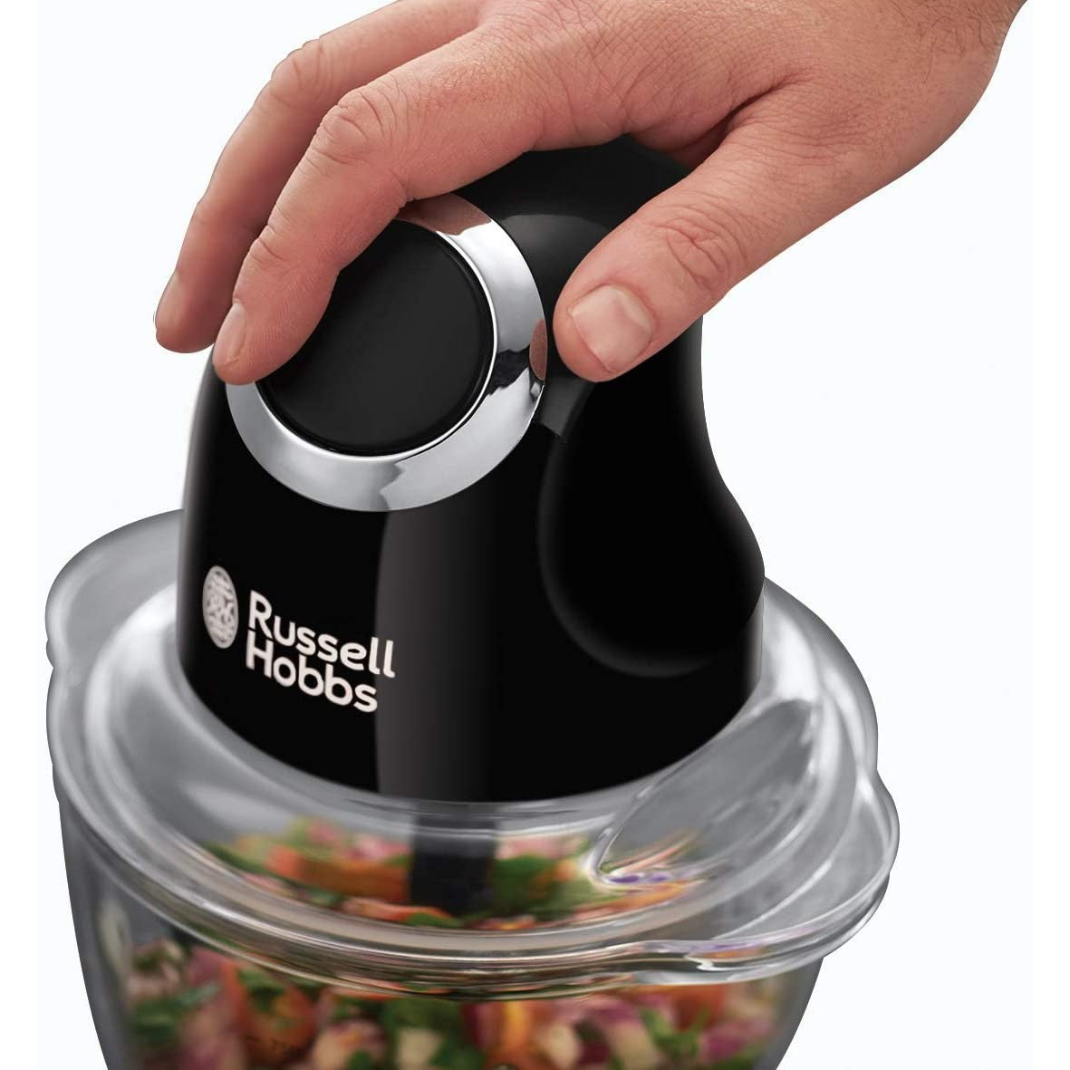 Russell Hobbs Desire Mini Chopper, Matte Black - Medaid International