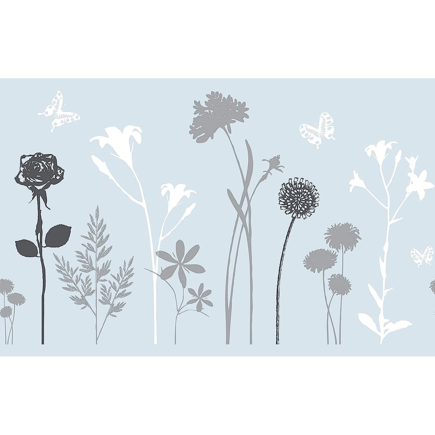 d-c-fix 334-0021 Premium Privacy Glass Reusable Static Cling Window Film, Blossom, 17" x 59" Roll - Medaid International