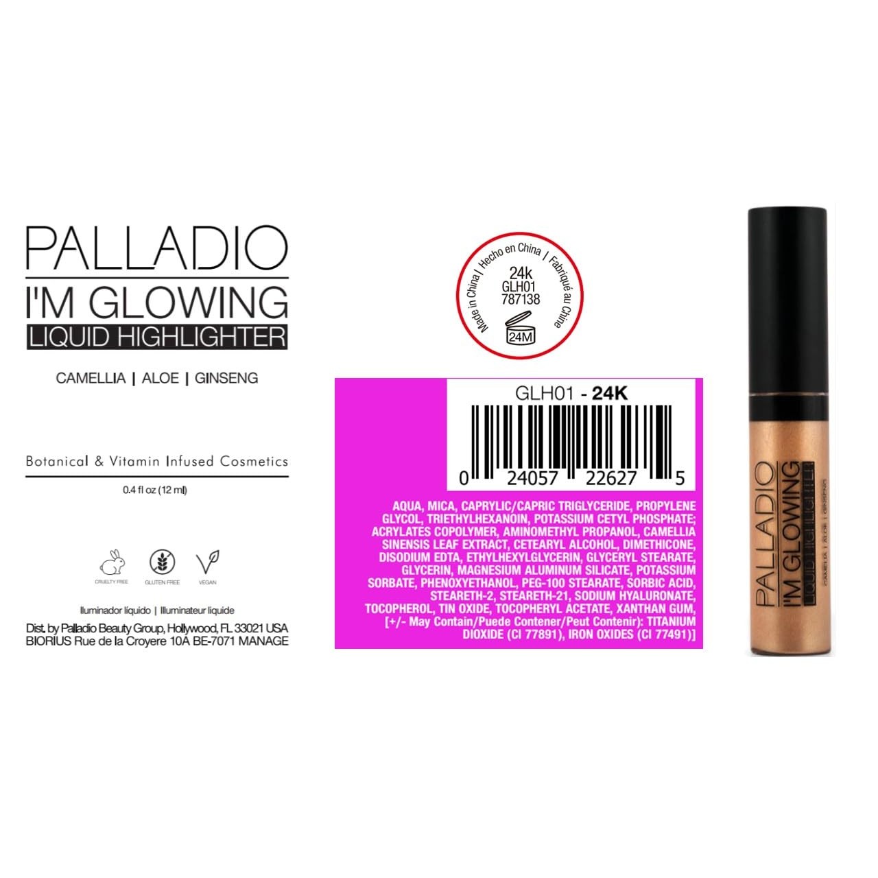 I’m Glowing Liquid Highlighter - 24K - Medaid International