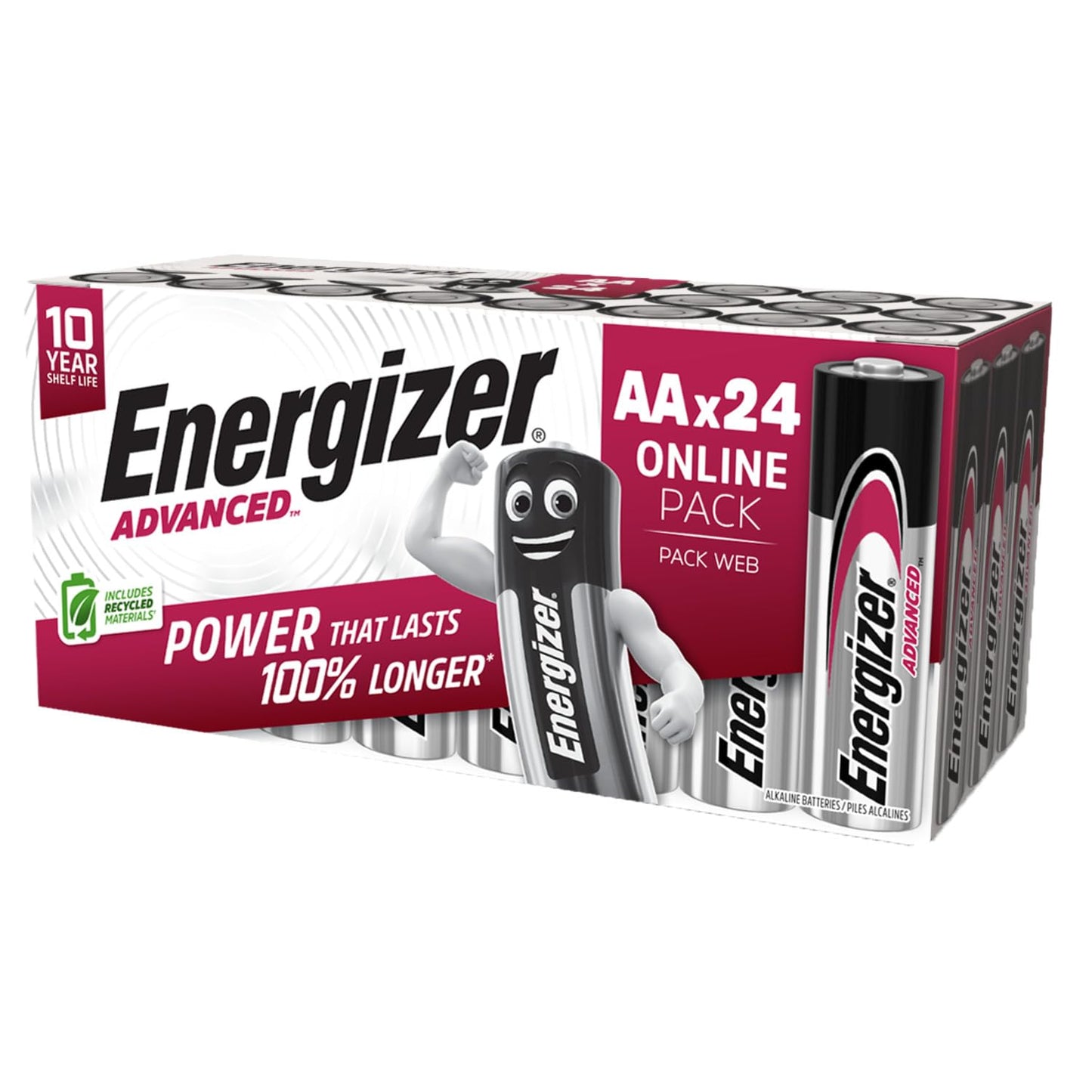 Energizer AA Batteries 1.5V Alkaline Pack of 24 - Medaid International