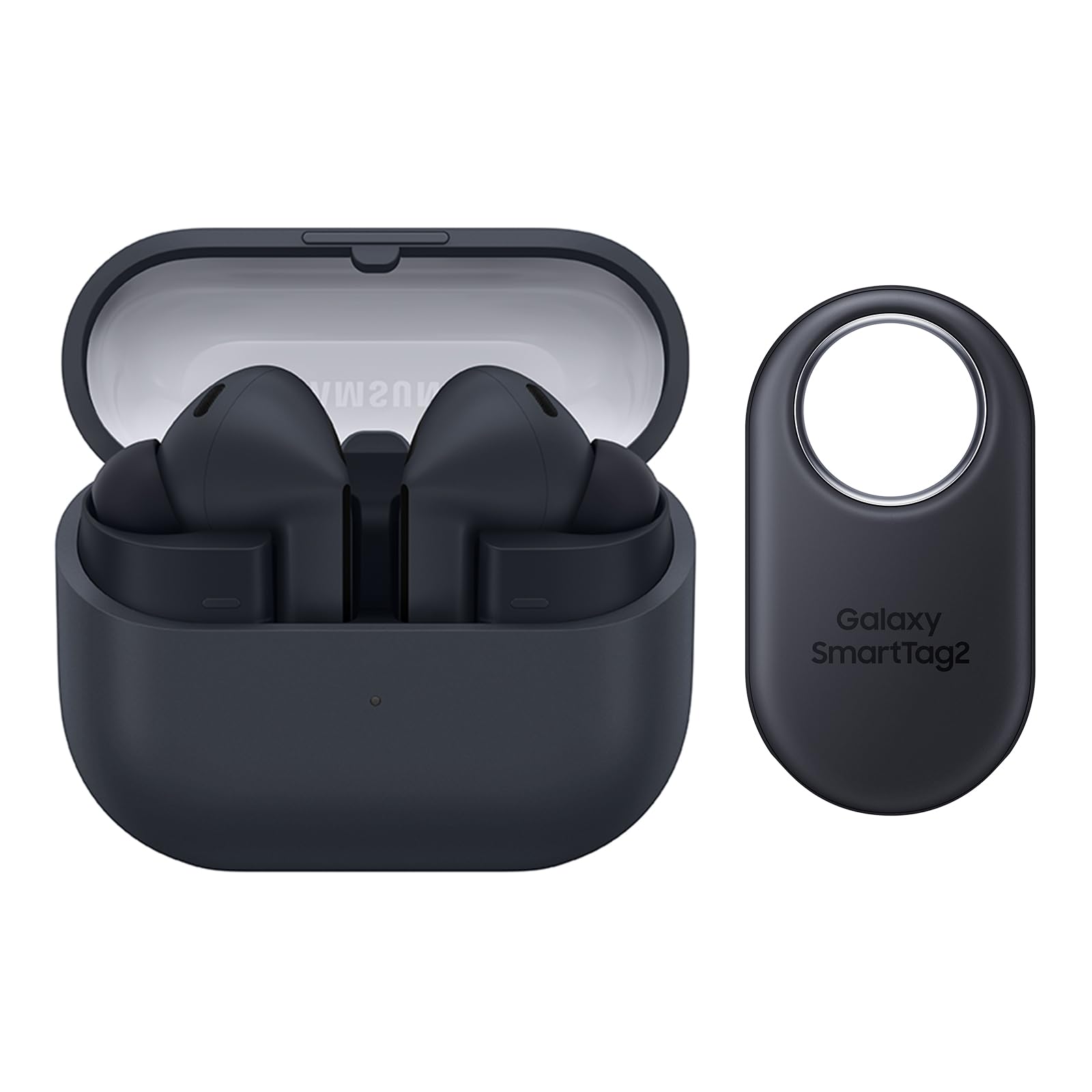 SAMSUNG Galaxy Buds 3 FE (2025) + Galaxy SmartTag2, True Wireless Bluetooth Earbuds, Active Noise Cancellation, Powerful Sound, Clear Calls, Long Lasting Battery, Black [US Version, 2 Year Warranty] - Medaid International
