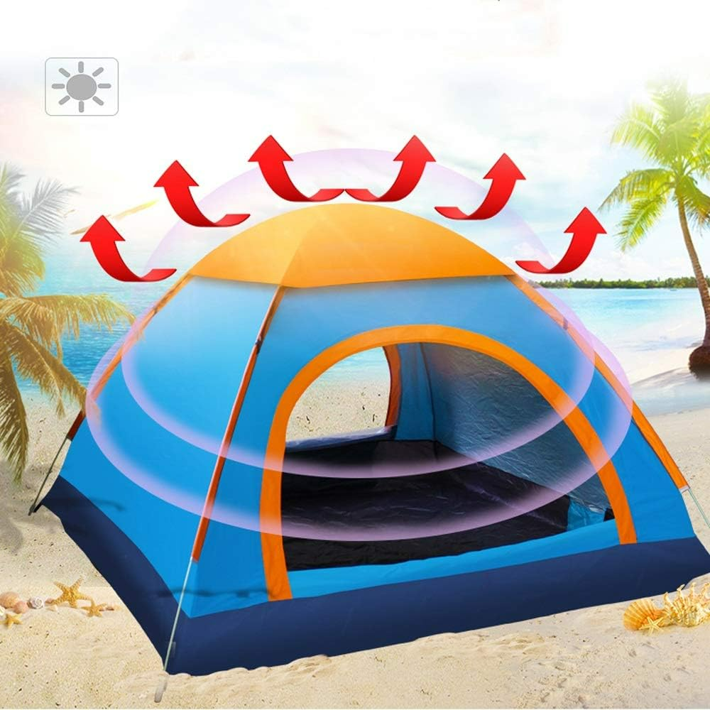 Automatic Pop-Up Tent ‚Äì Double Door, Single Layer, Waterproof & Windproof for Outdoor Camping with Carry Bag ‚Äì Green - Medaid International