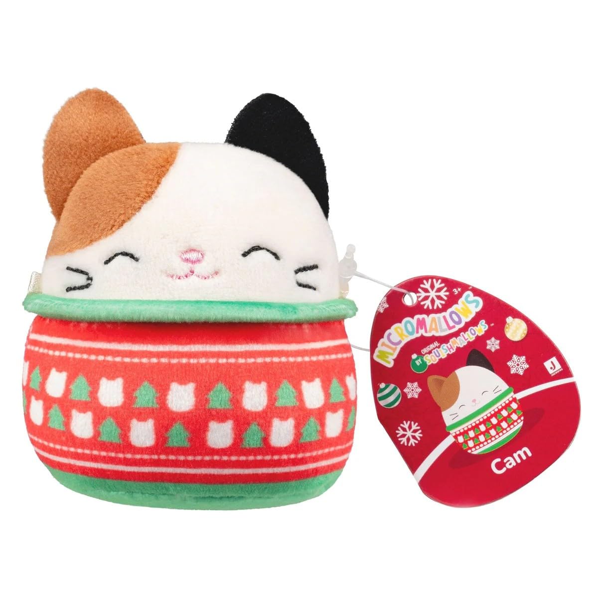 Squishmallows Micromallows 12 Day Advent Calendar 2025, Includuding Cam The Cat Christmas Edition, Tom The Festive Christmas Tree, Nick as Santa, Manny the Snowman and Many More! - Medaid International