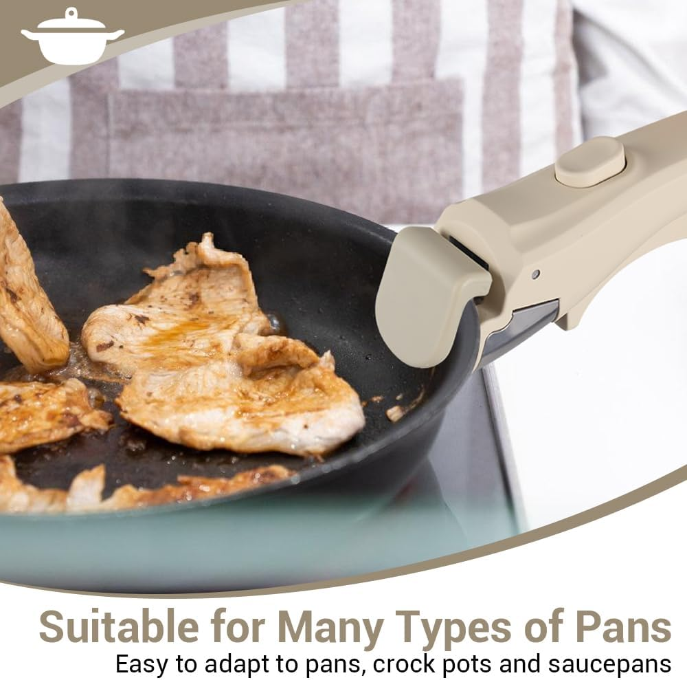 Detachable and Removable Handle for Cookware,Universal Pot Handle - Medaid International