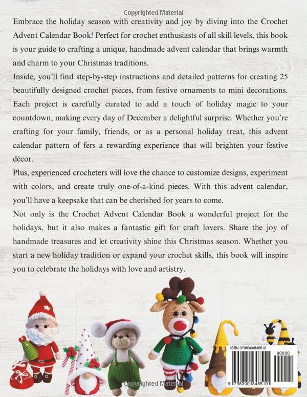 Crochet Advent Calendar Book: 25 Festive Crochet Designs to Celebrate the Christmas - Medaid International