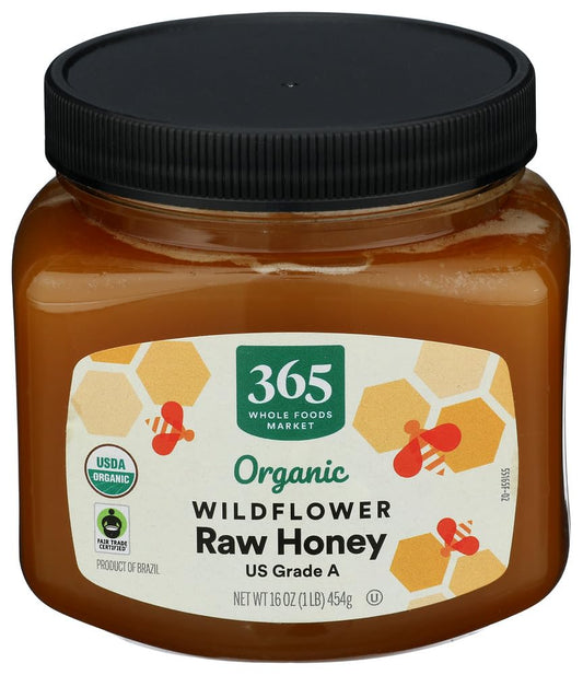 365 by Whole Foods Market Organic Raw Wildflower Honey, 16 OZ - Medaid International