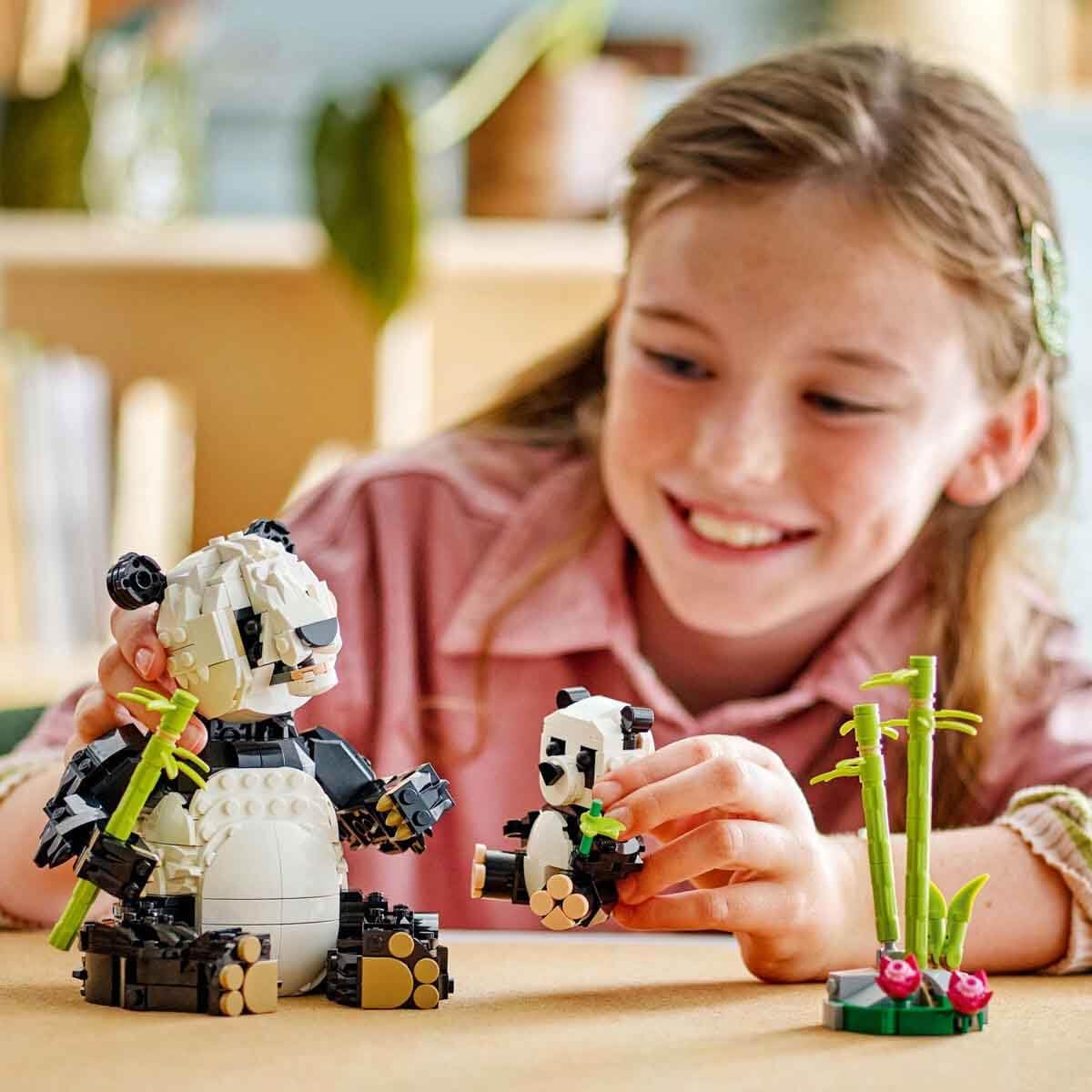Lego Creator Animal: Panda Toy Birthday Present Block 31165 for Girls Boys 8 Years 9 10 Years Old Elementary School Animal Creature - Medaid International