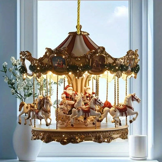 Christmas Acrylic Ornaments Holiday Hanging for Tree, Home Decor and Gifts - Lightweight, Durable Christmas Decorations with Vivid Prints - Medaid International