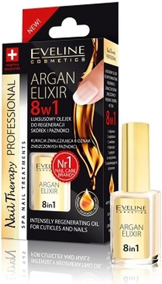 Eveline Nail Therapy Total Action 8 in 1 Intensive Nail Conditioner 12 ml Imported