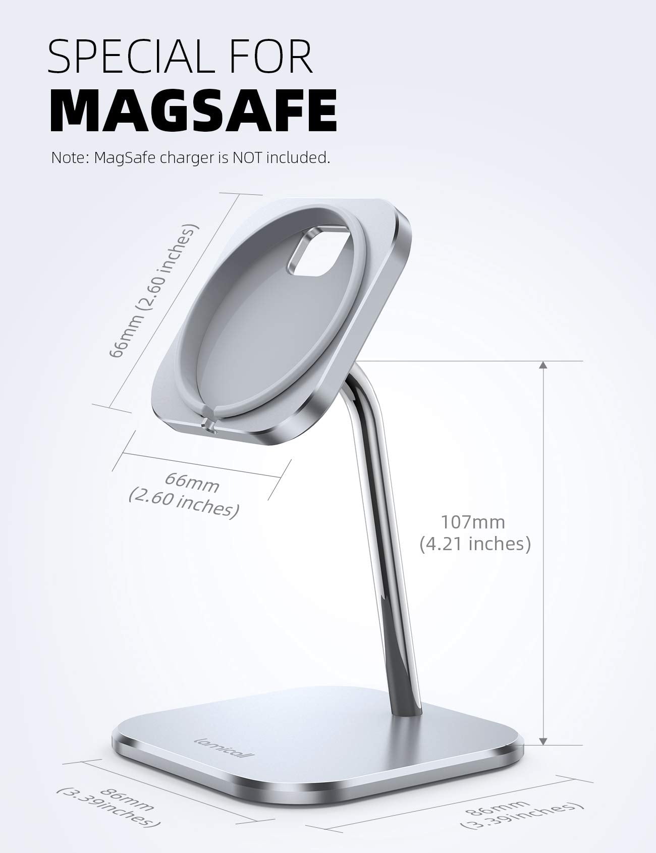 Lamicall Car Phone Mount for & Phone Stand Charger -Bundle - Medaid International