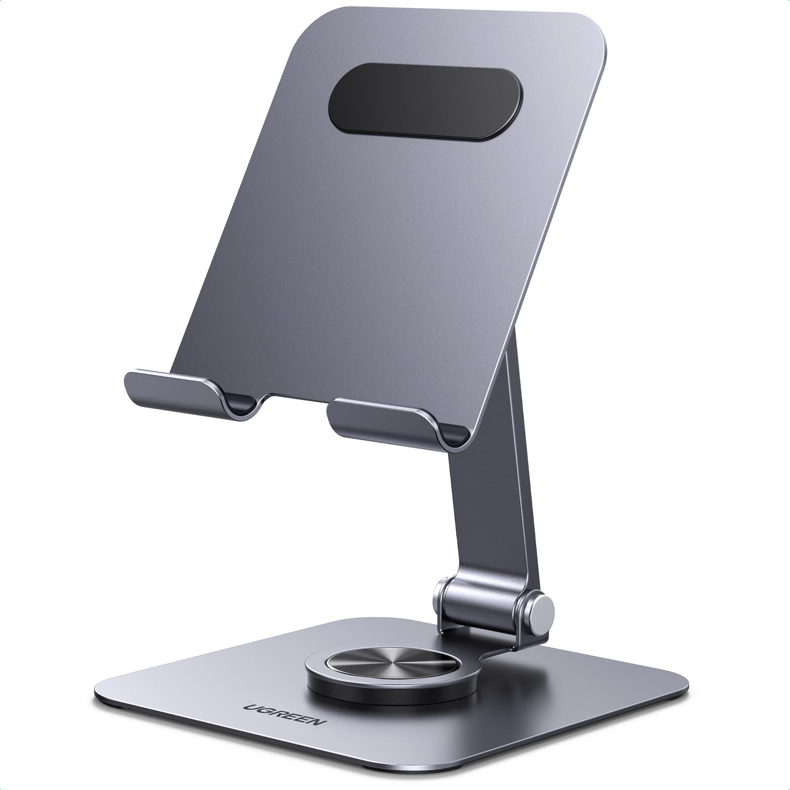 UGREEN Tablet Stand Holder for Desk 360° Rotating Base Aluminum Tablet Holder Adjustable Multi-Angle Home Office Accessories Compatible with iPad Pro Air Mini 13 12.9 11 Inch - Medaid International