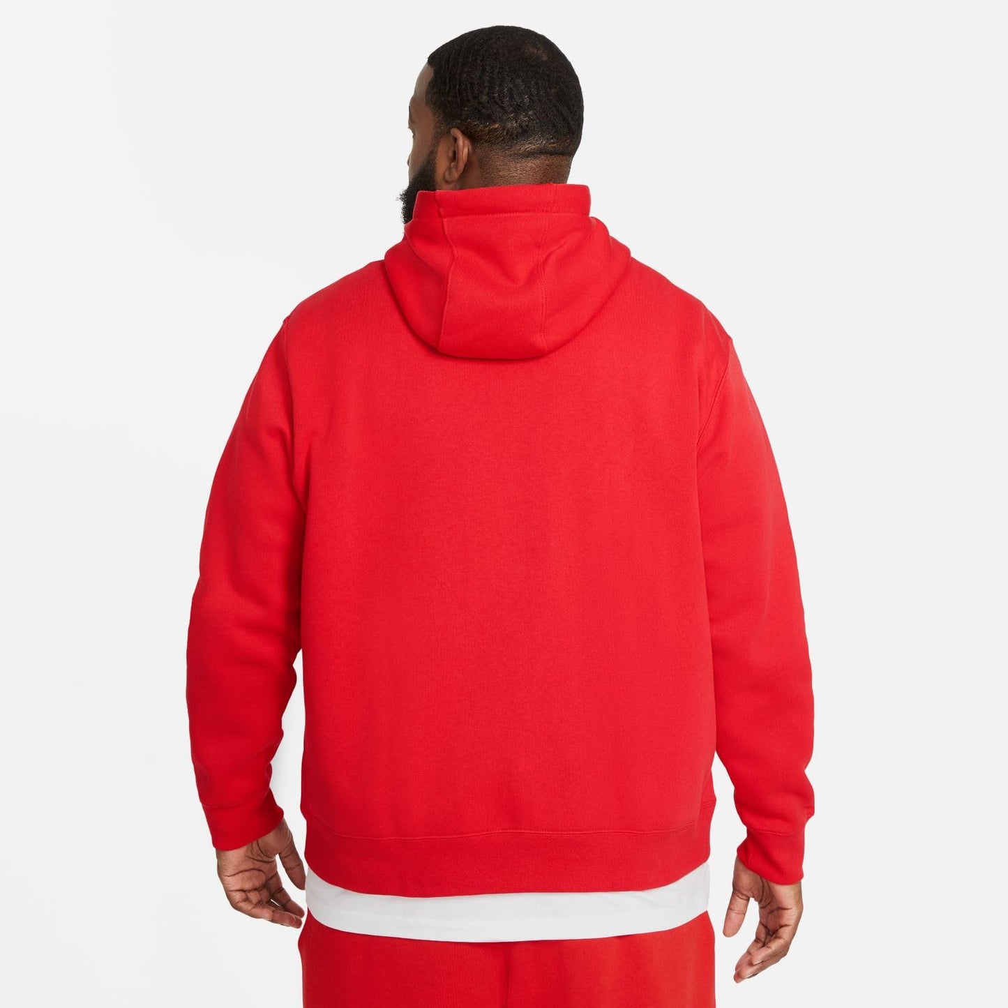 Nike Men's Sportswear Club Fleece Full Zip-Up Hoodie Men, University Red, M - Medaid International