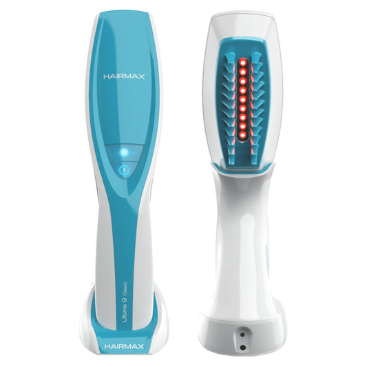 Hairmax Ultima 9 Classic LaserComb -(FDA Cleared) Laser Hair Regrowth Treatment Device for Men & Women - Reverses Thinning Hair Loss - Red Light Therapy to Stimulate Hair Growth - Cordless Design - Medaid International