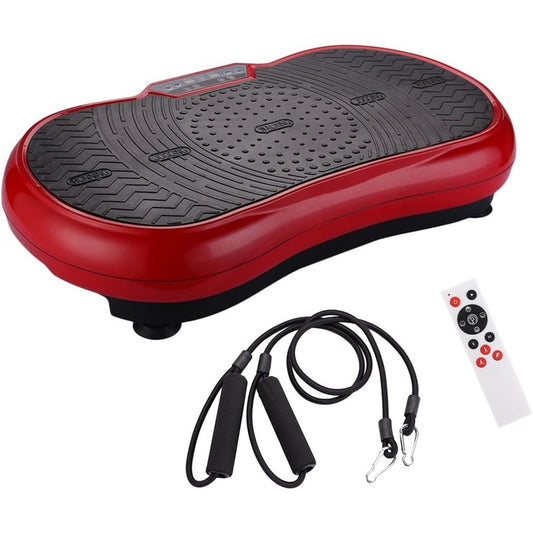 3-in-1 Vibration Plate: Weight Loss, Body Toning, and Foot Pads