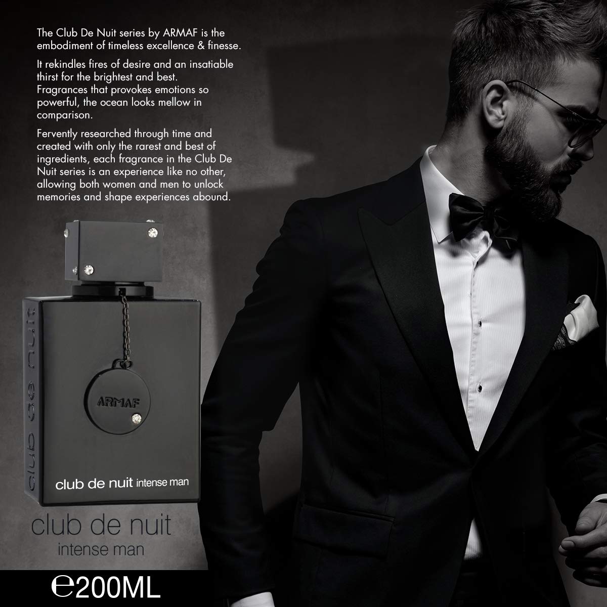 Armaf Club De Nuit Intense for Men Eau de Parfum Spray, 6.8 Ounce / 200 ml - Medaid International