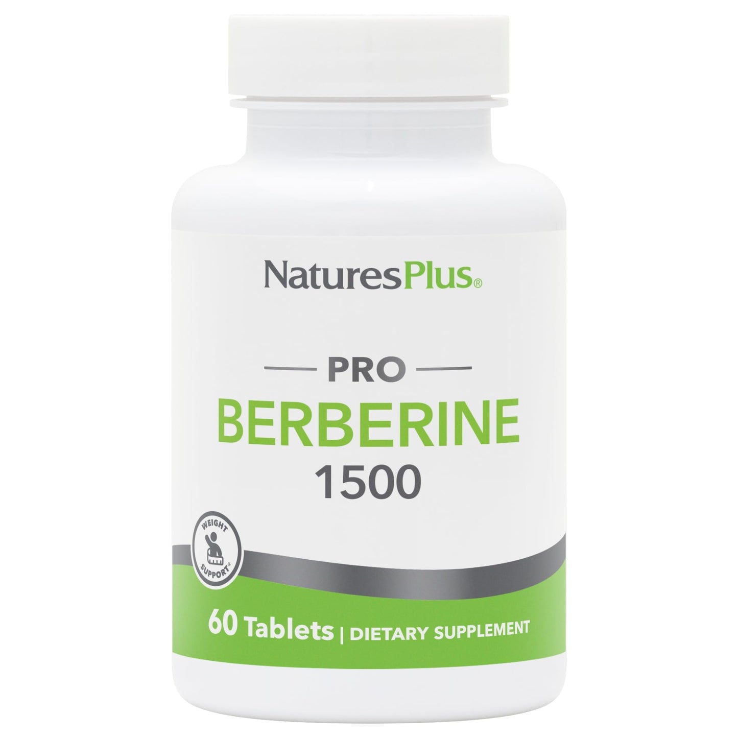 Natures Plus PRO Berberine 1500 mg - 60 Tablets - Supports Healthy Metabolism - Non-GMO, Vegan & Gluten Free - 30 Servings - Medaid International