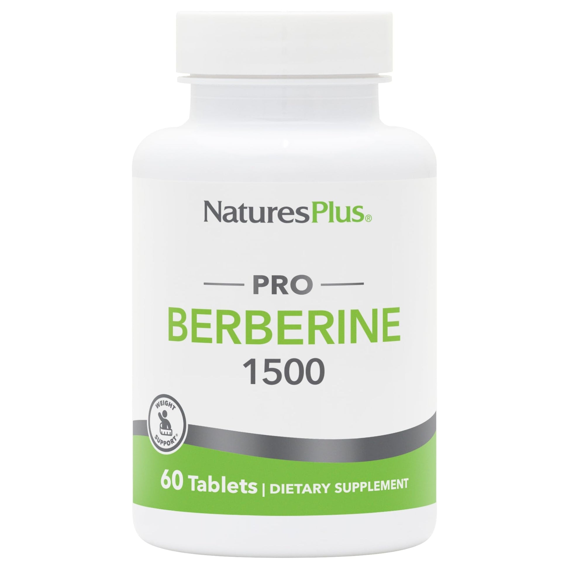 Natures Plus PRO Berberine 1500 mg - 60 Tablets - Supports Healthy Metabolism - Non-GMO, Vegan & Gluten Free - 30 Servings - Medaid International
