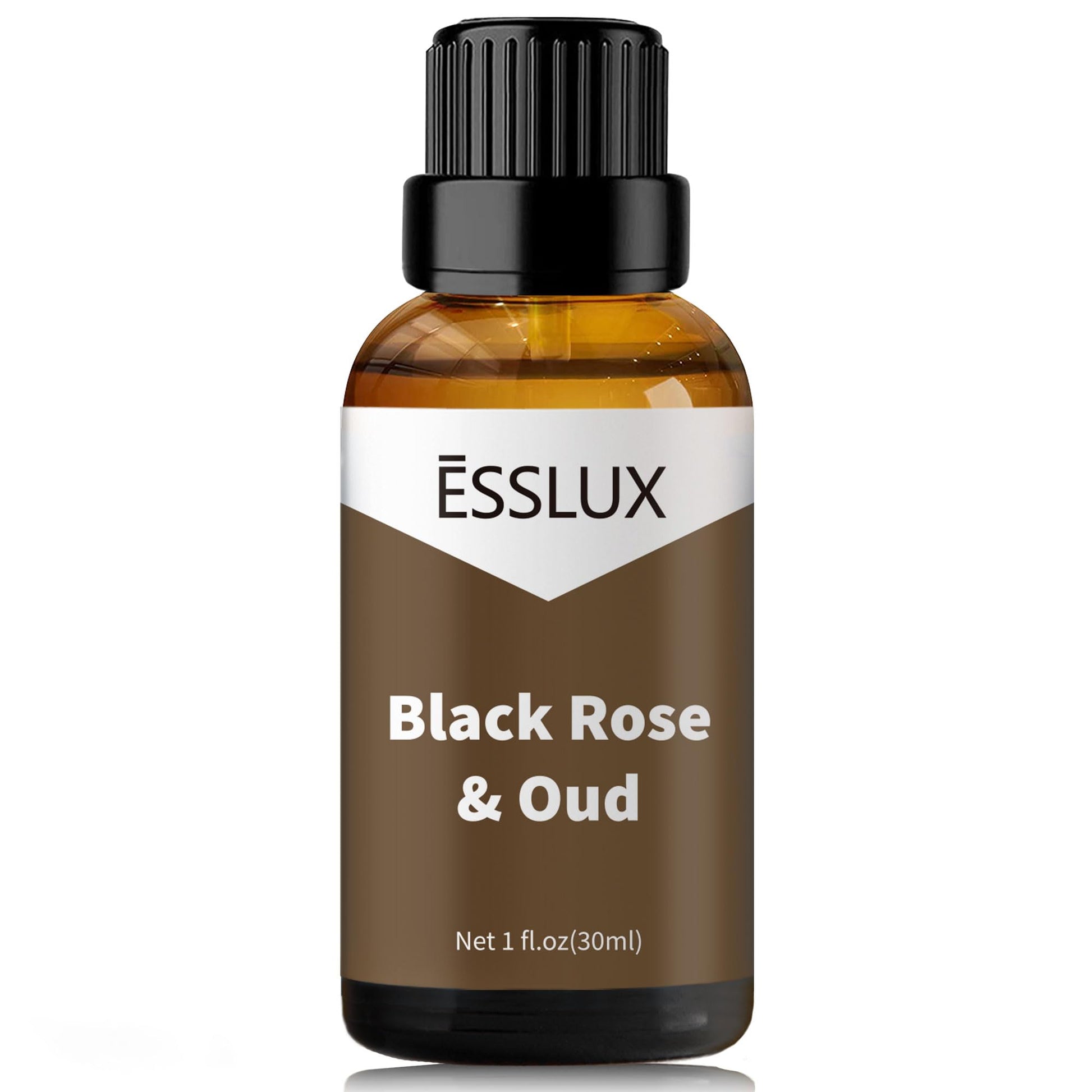 Black Rose & Oud Fragrance Oil - ESSLUX Essential Oils for Diffuser, Candle Soap Making Scents, Aromatherapy Scented Massage, Perfume for Humidifier Home Fragrance, 1 fl oz - Medaid International