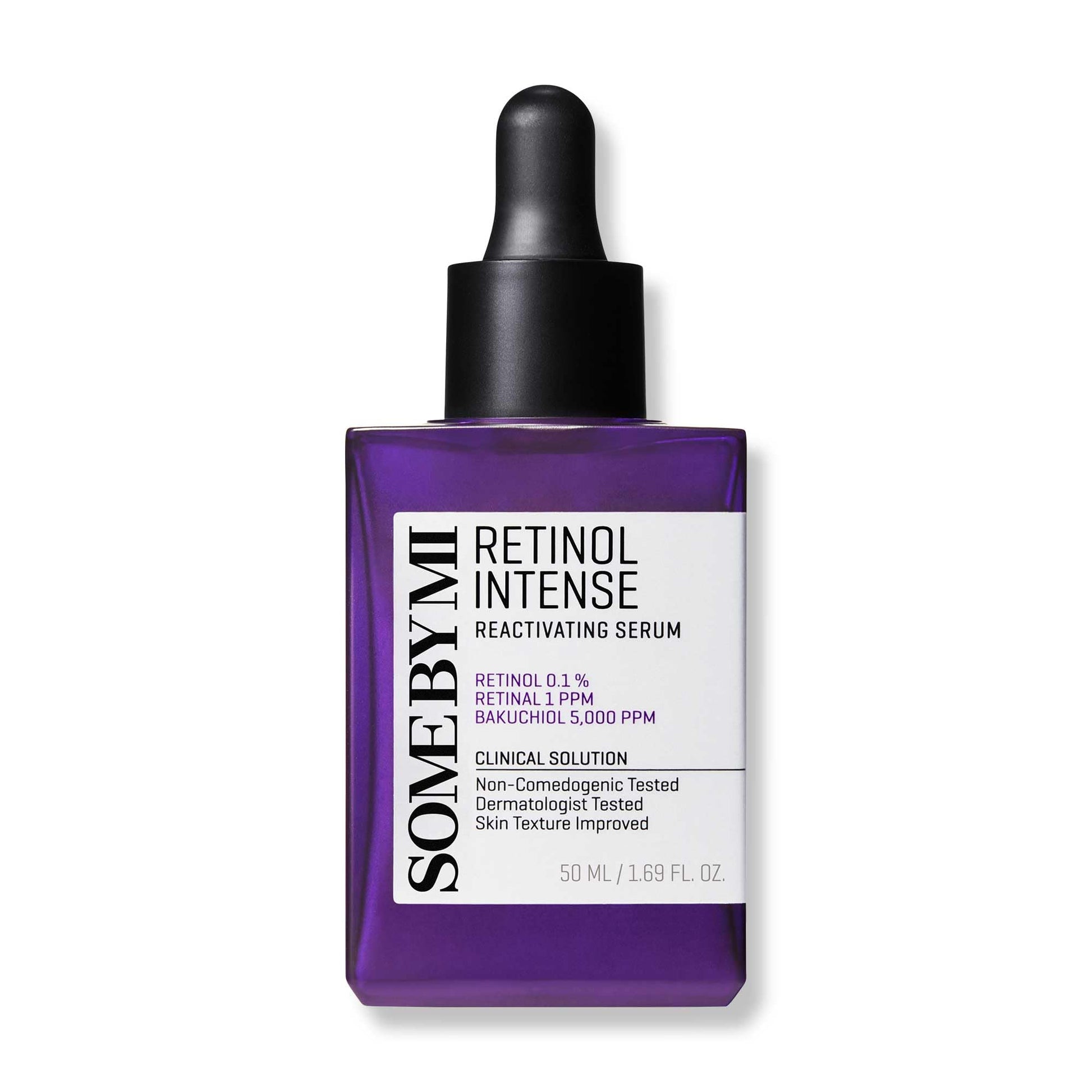 SOME BY MI Retinol Intense Reactivating Serum – 1.69oz, 50ml – Korean Bakuchiol Retinol Serum for Face Firming – Improves Signs of Aging, Minimizes Pore Size & Refines Skin Texture – Korean Skin Care - Medaid International
