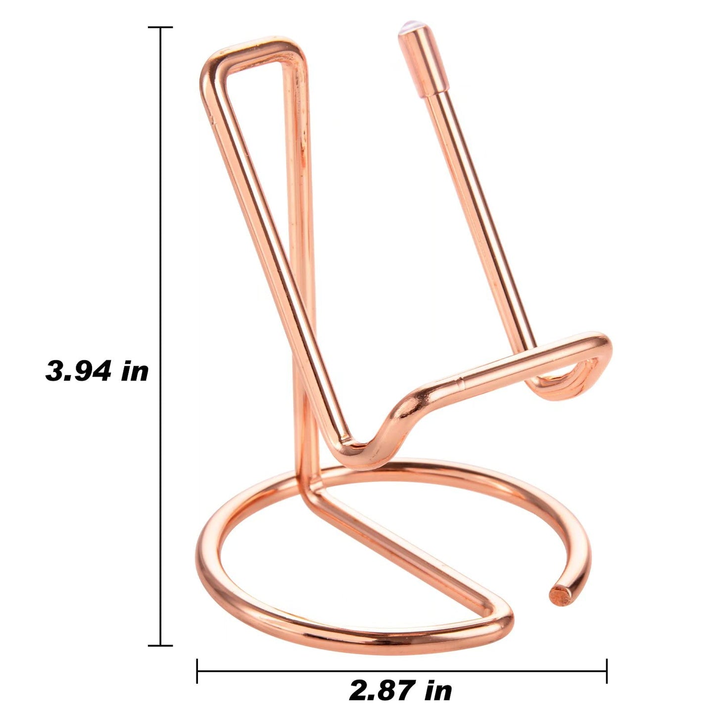 ROPOSY Cell Phone Stand Holder Desk Accessories, Cute Metal Rose Gold, Compatible with All Mobile Phones, iPhone, Switch, iPad - Medaid International