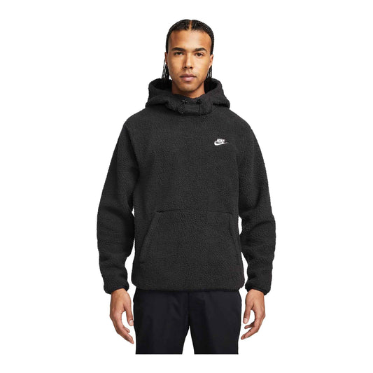 Nike Sport Essentials Sherpa Men's Hoodie Pullover (US, Alpha, Medium, Regular, Regular, Standard, Black 010) - Medaid International