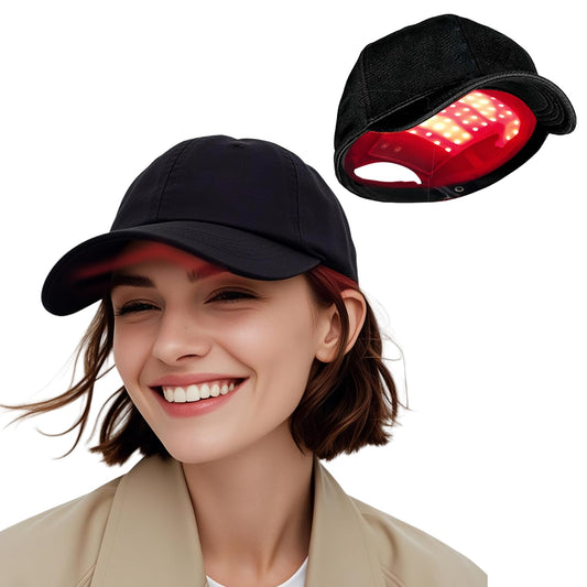 Laser Hair Growth Cap, Red Light Therapy for Hair Regrowth, Laser Therapy Cap for Hair Loss, Hair Loss Treatments Hat for Men & Women with Built-in Battery & Controller - Medaid International
