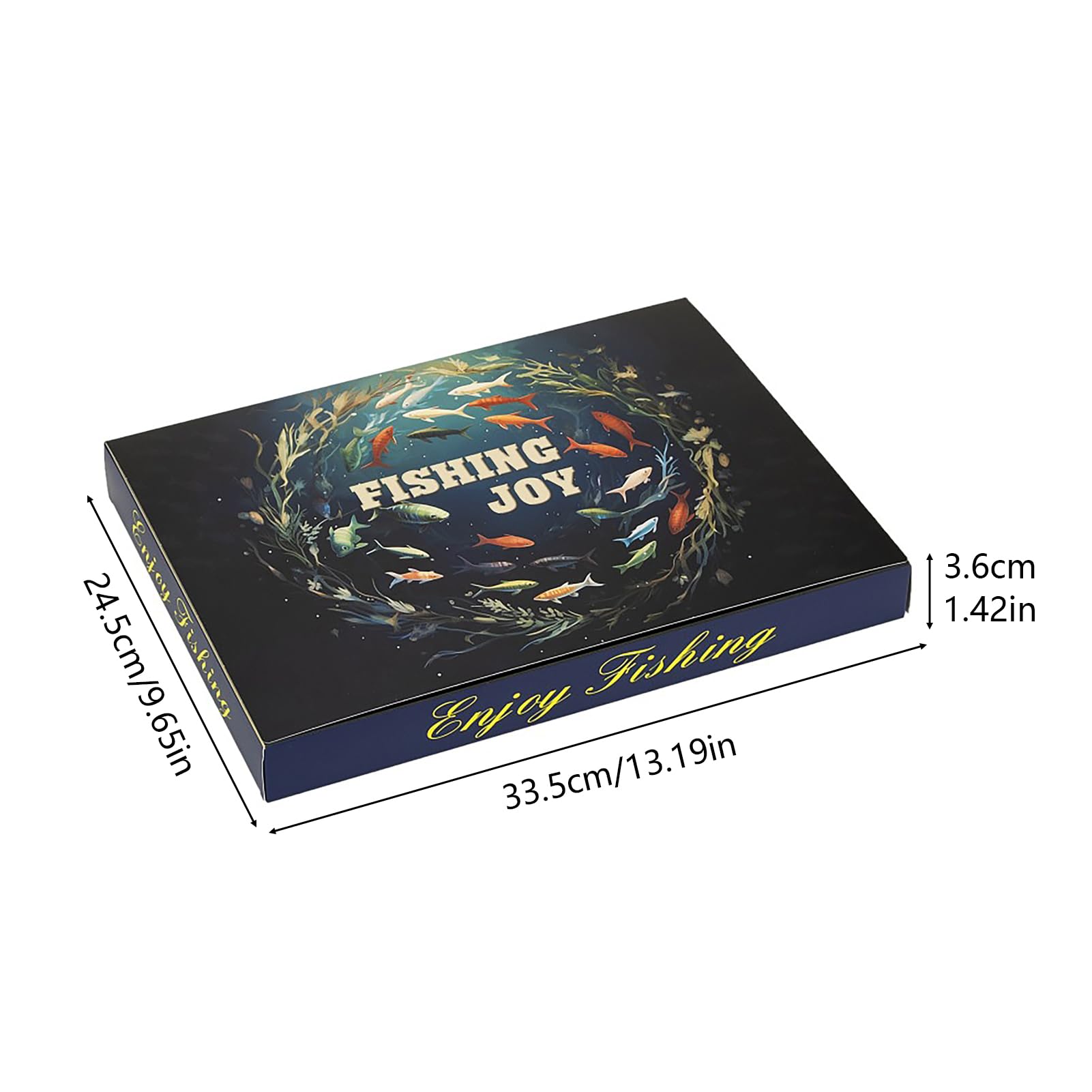 BLSYHDH Fishing Advent Calendar 2025, 30Pcs Christmas Countdown Fish Tackle Set Fishing Lures Set for Fisherman Adult Teen Men Xmas Surprise Fish Bait Gift to Father Grandpa Dad - Medaid International