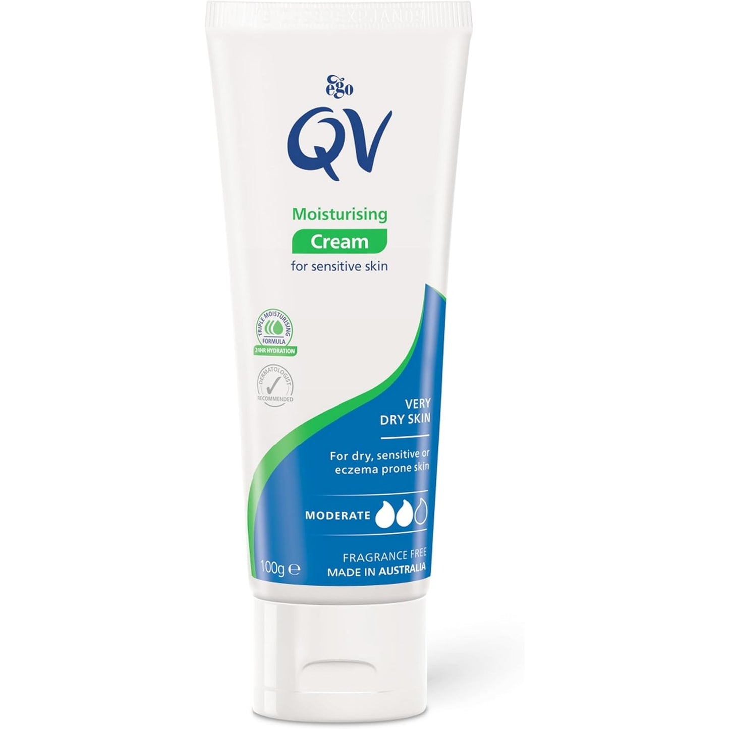 QV Cream, 500g (Pack of 1) | 10% Glycerin | Rich Protective Moisturiser, Hydrating Skin Care | Pump Dispenser Bottle - Medaid - Lebanon