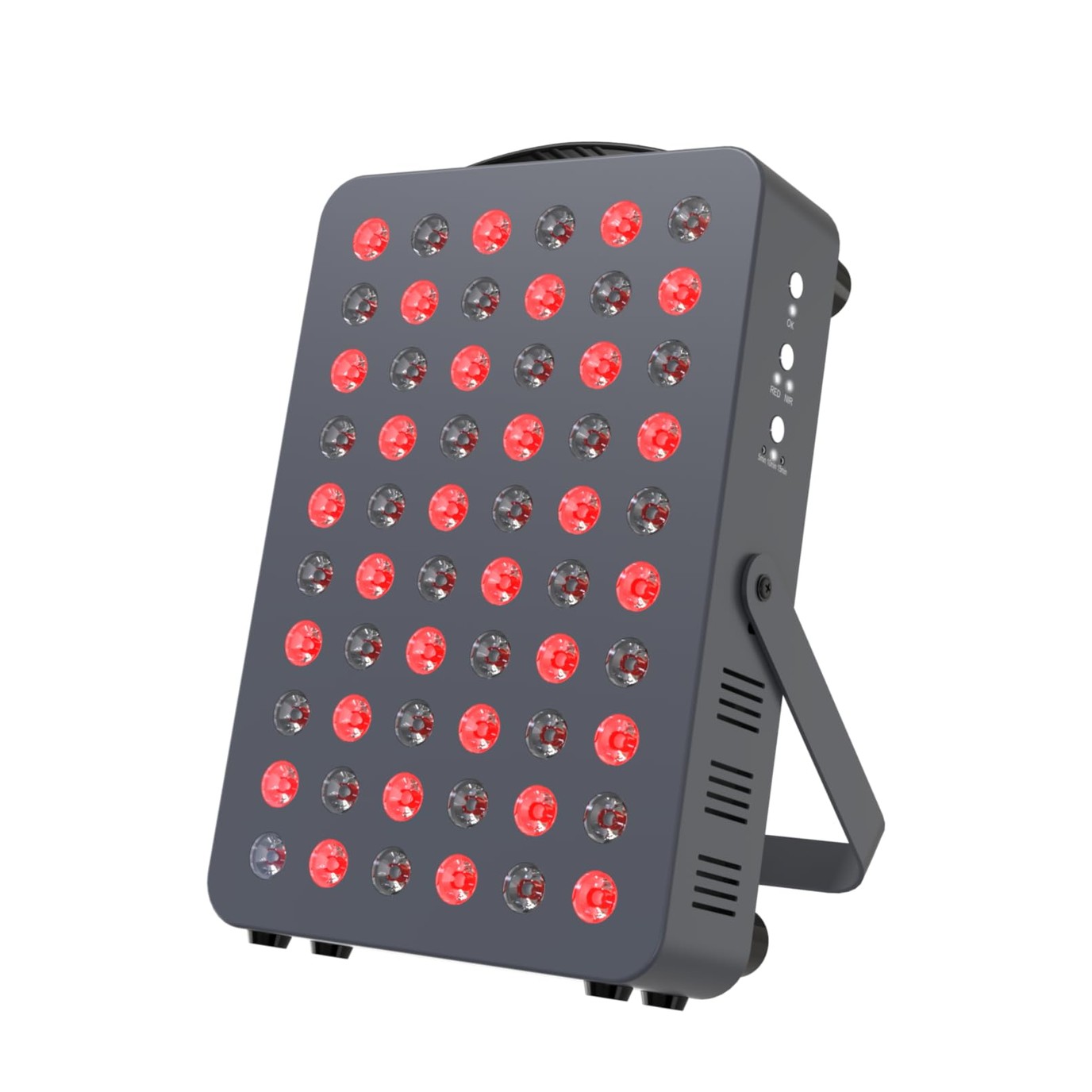 Hooga Red Light Therapyfor Face & Body, 60 LEDs, 660nm Red 850nm Near Infrared with Timer for Pain Relief, Skin Health, Anti-Aging, Sleep, Energy & Recovery, Includes Hanging Kit & Handle - HG300 - Medaid International