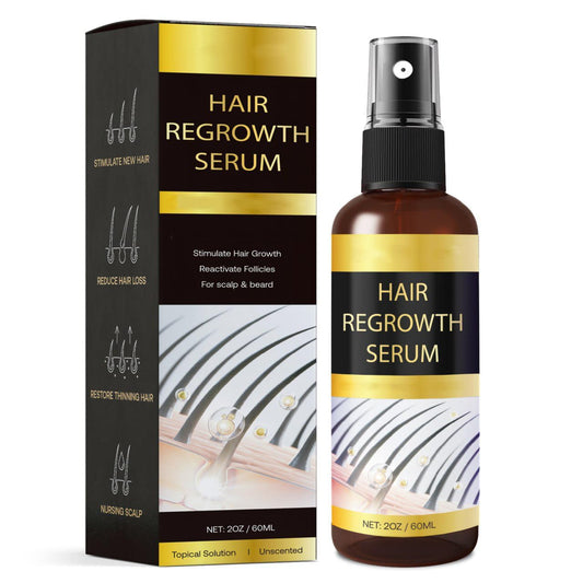 Hair Growth Oil Spray: Hair Regrowth Serum with Rosemary Biotin Ginseng for Hair Loss and Thinning-Thicker Fuller Longer - for Women and Men - Medaid International