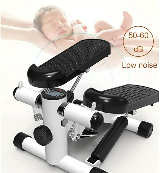 Mini Stair Stepper with Resistance Bands ‚Äì Portable Full Body Home Workout Machine - Medaid International