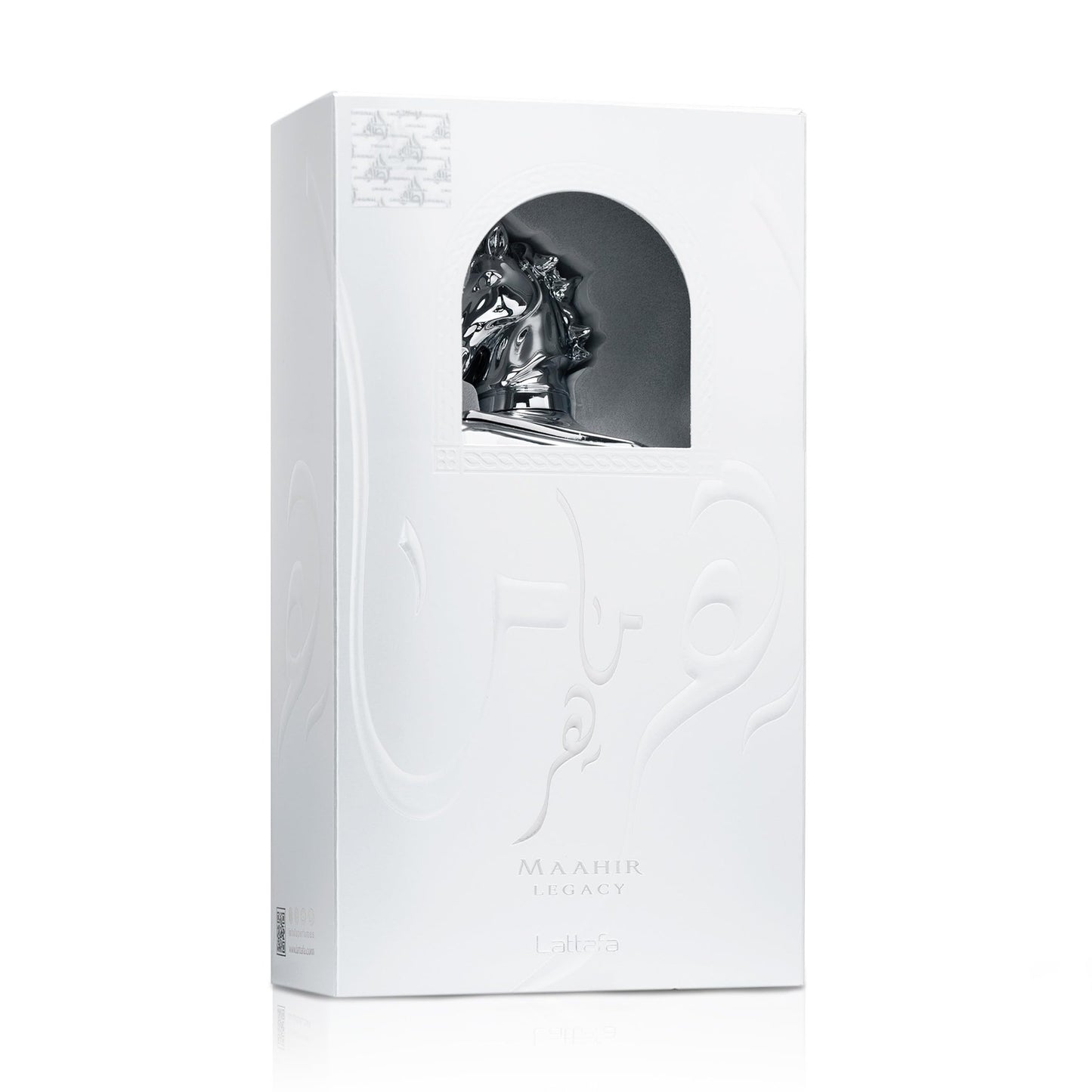 Lattafa Maahir Legacy - Aromatic Spicy, Citrus, Amber Wood - Eau de Parfum Long-Lasting Fragrance for Men, 3.40 Ounce / 100 ml - Medaid International