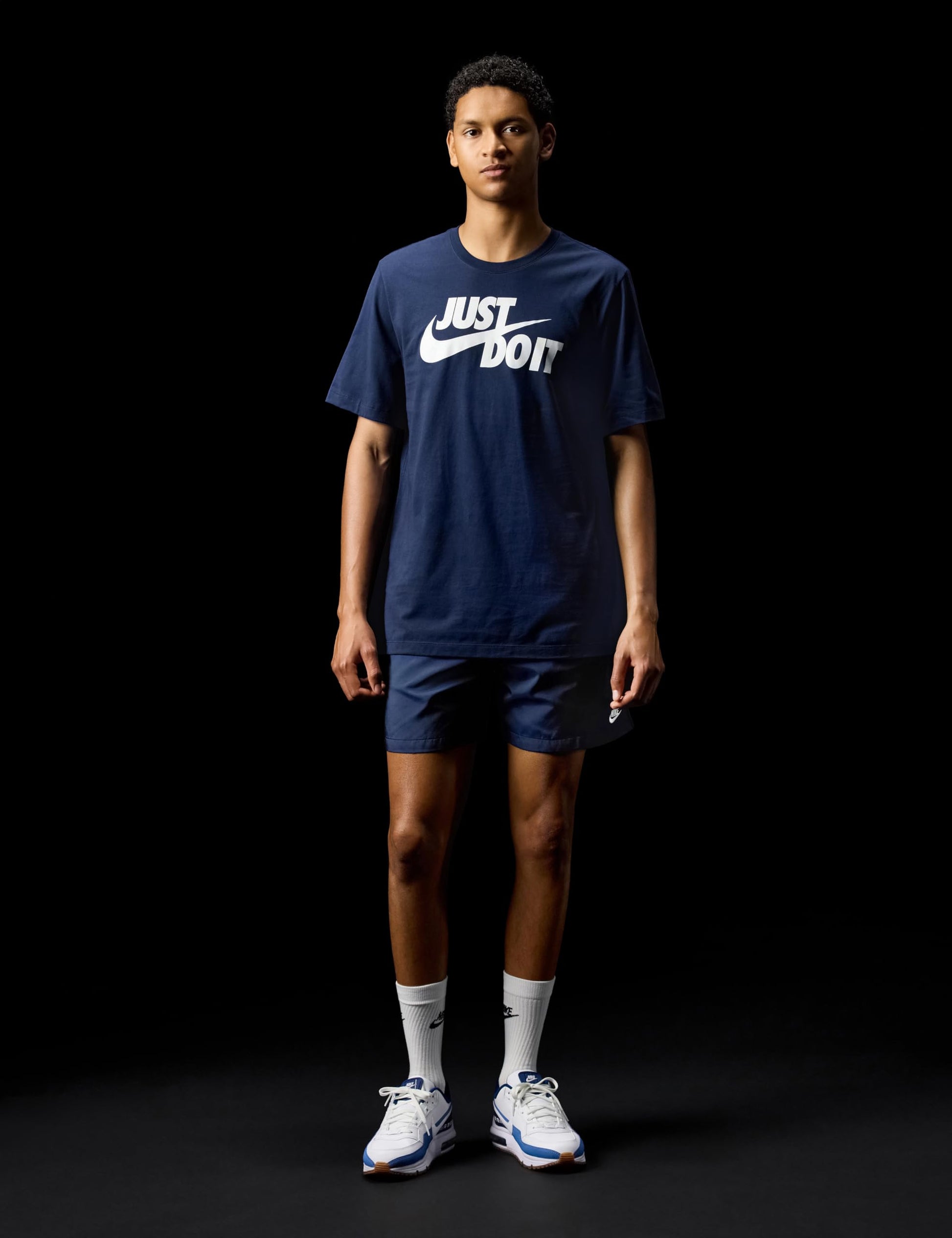 Nike Men's Sportswear JDI T-Shirt, Midnight Navy/White, XX-Large - Medaid International