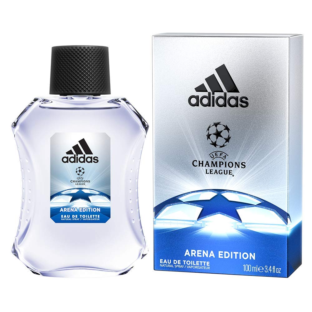 Adidas UEFA Champions League Arena Edition Eau de Toilette Spray for Men, 3.4 Ounce - Medaid International