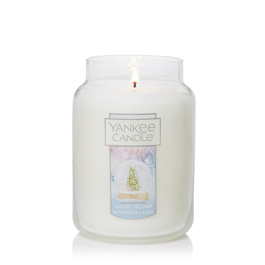 Yankee Candle Large Jar Candle Snow Globe Wonderland Limited Edition for Winter 2022 - Medaid International