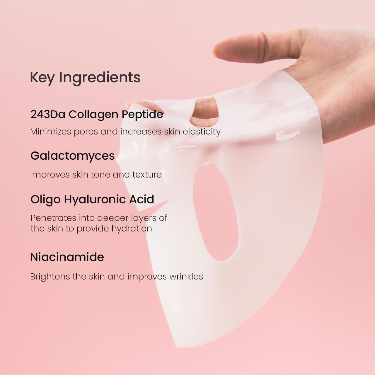 BIODANCE Bio-Collagen Real Deep Mask, Hydrating Overnight Hydrogel Mask, Pore Minimizing, Plumping, Elasticity Improvement, Korean Skincare, Stocking Stuffers for Teen Girls | 1.19oz(34g) x 16ea - Medaid International