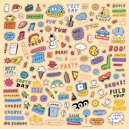 Kid's Awesome Activity Wall Calendar 2024: Includes 300+ Super Fun Stickers! - Medaid International