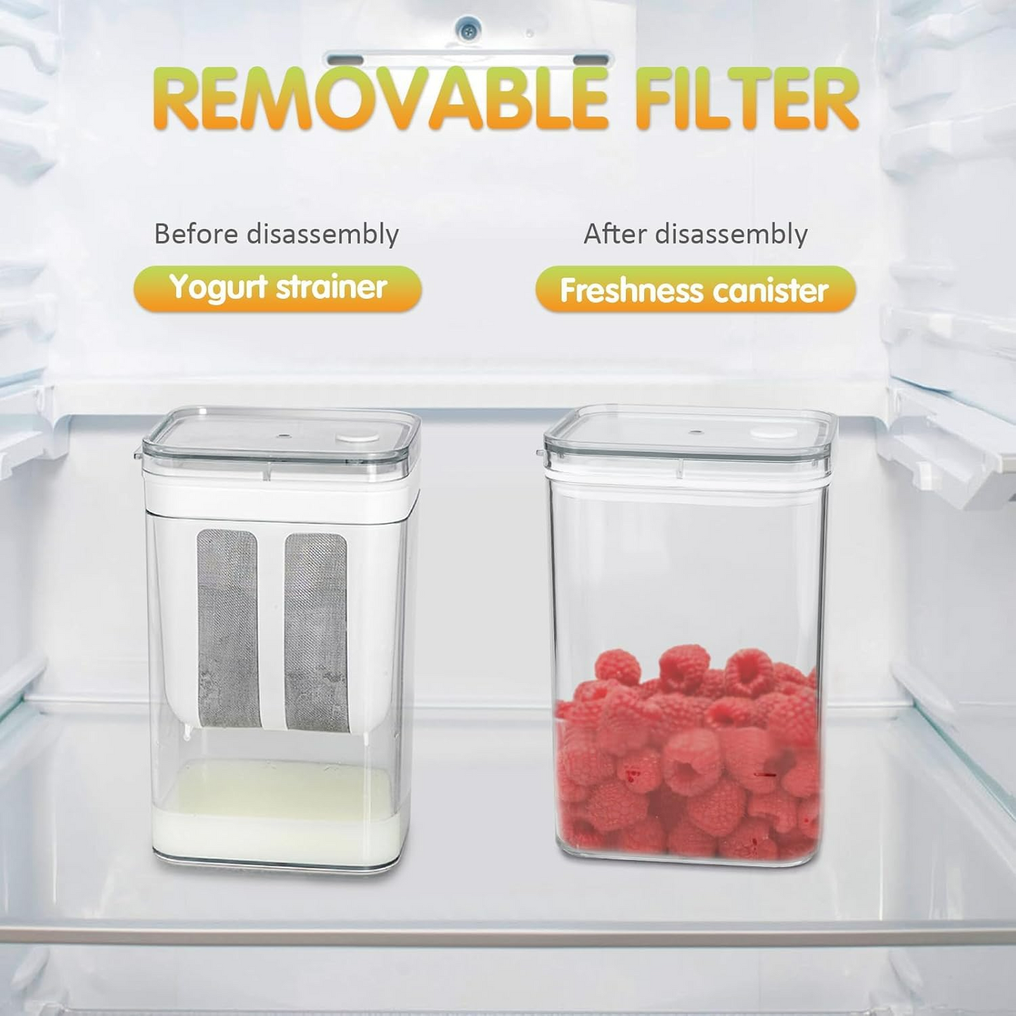 Greek Yogurt Strainer 1100ml ‚Äì Multi-Purpose Yogurt Maker - Medaid International