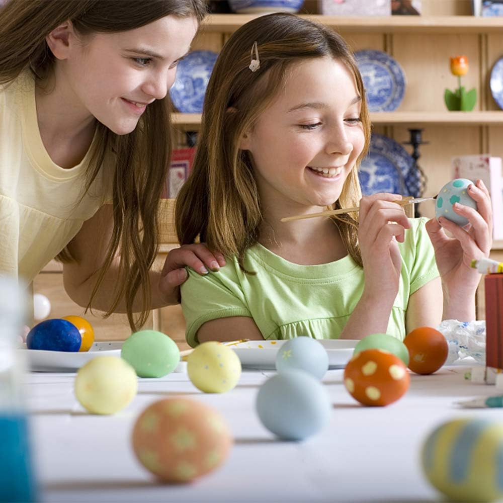 40 قطعة من البلاستيك البيض الهزازة الإيقاع للبيض الموسيقى مع حقيبة تخزين للألعاب تعلم الموسيقى لوحة DIY (8 ألوان مختلفة) - Medaid International