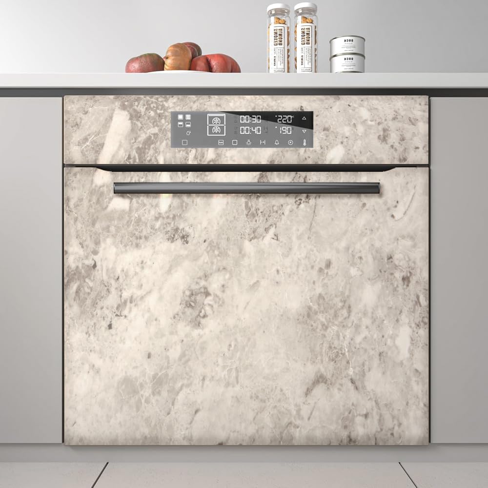 ROSEROSA Peel and Stick PVC Faux Marble Self-Adhesive Wallpaper Covering Counter Top Shelf Liner PMS4138 - Medaid International