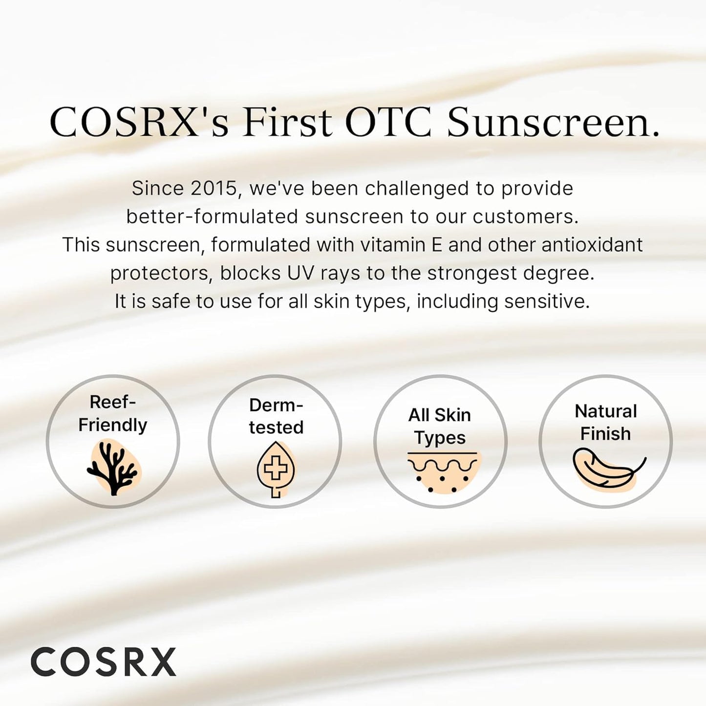 COSRX Vitamin E Vitalizing Face Sunscreen SPF 50, 1.69 fl oz, SPF Moisturizer, Lightweight under Makeup, Summer Travel Essentials, Korean Skin Care, Korean Sunscreen for Face, Stocking Stuffers - Medaid International